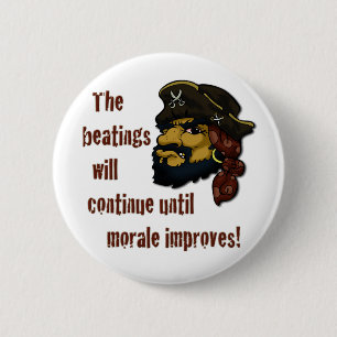 Piraten RULE! Ronde Button 5,7 Cm