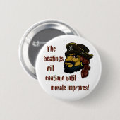 Piraten RULE! Ronde Button 5,7 Cm (Voorkant /achterkant)