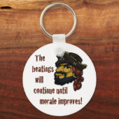Piraten RULE! Sleutelhanger (Voorkant)