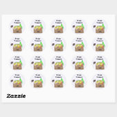 Piraten Schat Ronde Sticker (Vel)