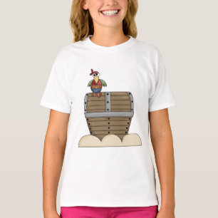 Piraten ・ Schatkist en papegaai T-shirt