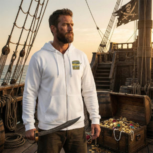 Piraten-schatkist met juwelen en zwaard hoodie
