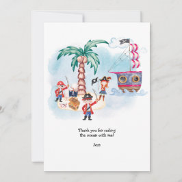 Piraten Schatzoeken Kaart Jongens Verjaardag 