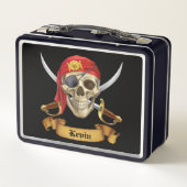 Piraten schedel en zwaarden (Achterkant)