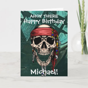 Piraten Schedel Geest Kapitein Botten Schip Kaart