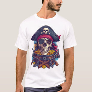 Piraten Schedel Schat T-shirt