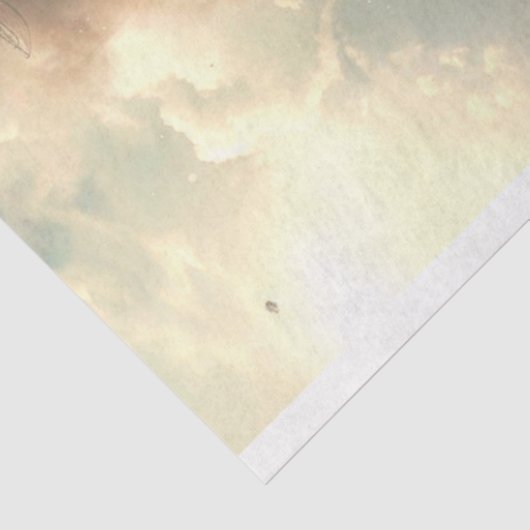 piraten schedel schip vliegt decoupage tissuepapier (Detail)