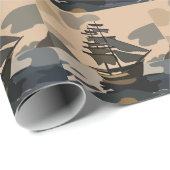 Piraten schip avontuur piraat cadeaupapier (Rol Hoek)