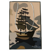 Piraten schip avontuur piraat medium cadeauzakje (Voorkant)