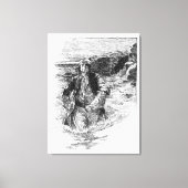  Piraten, Sir Henry Morgan in de Oceaan Canvas Afdruk (Voorkant)