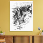  Piraten, Sir Henry Morgan in de Oceaan Canvas Afdruk (Insitu (Woonkamer))