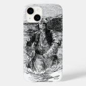  Piraten, Sir Henry Morgan in de Oceaan Case-Mate iPhone Case (Achterkant)