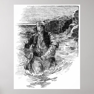  Piraten, Sir Henry Morgan in de Oceaan Poster