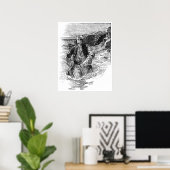  Piraten, Sir Henry Morgan in de Oceaan Poster (Thuiskantoor)