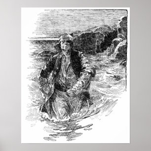 Piraten, Sir Henry Morgan in de Oceaan Poster