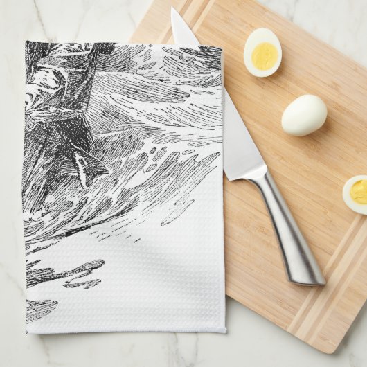  Piraten, Sir Henry Morgan in de Oceaan Theedoek (Quarter Fold)