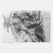  Piraten, Sir Henry Morgan in de Oceaan Theedoek (Horizontaal)