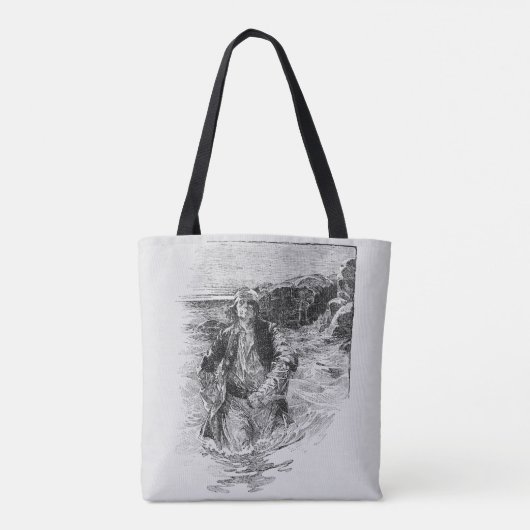  Piraten, Sir Henry Morgan in de Oceaan Tote Bag (Achterkant)