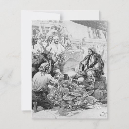 piraten tellen hun schatten en loot (Voorkant)