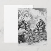 piraten tellen hun schatten en loot (Voorkant / Achterkant)