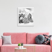  piraten tellen hun schatten en loot canvas afdruk (Insitu (Woonkamer))