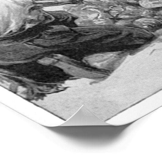  piraten tellen hun schatten en loot poster (Hoek)