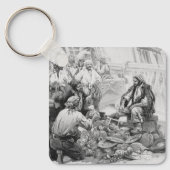 piraten tellen hun schatten en loot sleutelhanger (Voorkant)