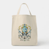 piraten tote bag (Achterkant)