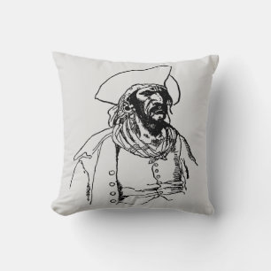 Piraten uit de oude doos, een tekening van een boe kussen