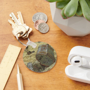 Piraten uit het verleden, William Kidd die schat b Sleutelhanger