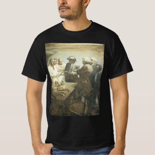 Piraten uit vroeger tijden, die zich voorbereiden  t-shirt