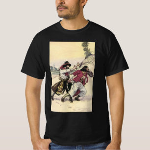 Piraten uit vroeger tijden, duelleren tot de dood  t-shirt