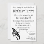  piraten, uitnodiging van de Volwassenpartij (Achterkant)