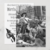  piraten, uitnodiging van de Volwassenpartij (Voorkant / Achterkant)