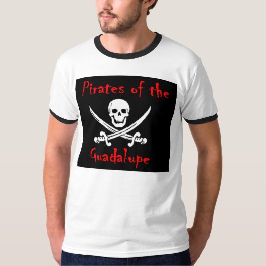 piraten van de guadalupe t-shirt (Voorkant)