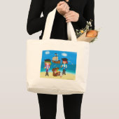 Piraten van de Hinterland Booty Bag Grote Tote Bag (Voorkant (product))