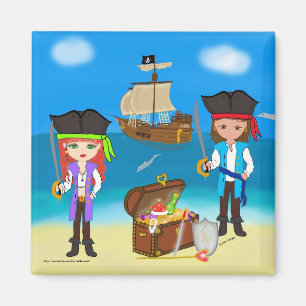 Piraten van de Hinterland Magnet