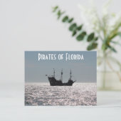 Piraten van Florida Briefkaart (Staand voorkant)