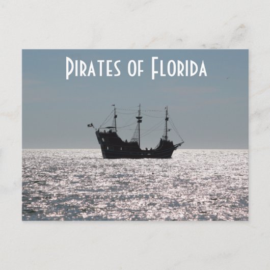 Piraten van Florida Briefkaart (Voorkant)