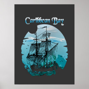 piraten van het Zee Poster