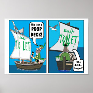 PIRATEN VAN MEYFLOWER 'POOP DECK' POSTER