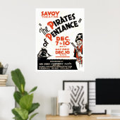 Piraten van Penzance 1938 WPA Poster (Thuiskantoor)