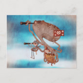 Piraten. Verbeelding en fantasie, schattig en mooi Briefkaart (Voorkant)