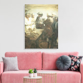  Piraten, voorbereid op Mutiny door NC Wyeth Canvas Afdruk (Insitu (Woonkamer))