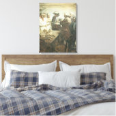  Piraten, voorbereid op Mutiny door NC Wyeth Canvas Afdruk (Insitu (Slaapkamer))