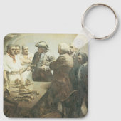  Piraten, voorbereid op Mutiny door NC Wyeth Sleutelhanger (Achterkant)