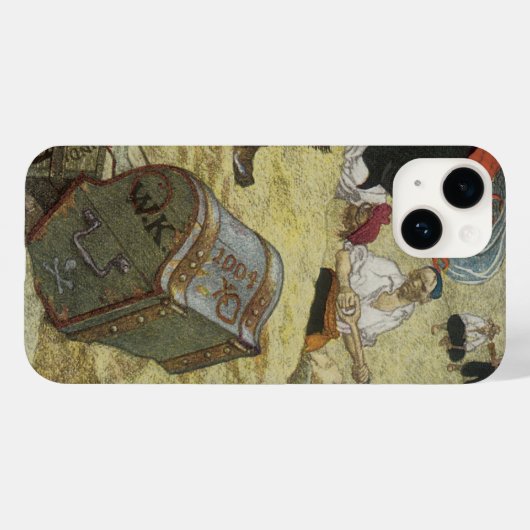  piraten, William Kidd Burying Treasure Case-Mate iPhone Case (Achterkant (horizontaal))