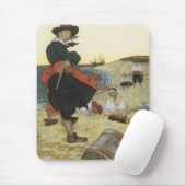  piraten, William Kidd Burying Treasure Muismat (Met muis)