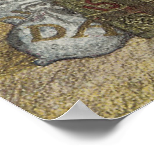  piraten, William Kidd Burying Treasure Poster (Hoek)