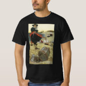  piraten, William Kidd Burying Treasure T-shirt (Voorkant)